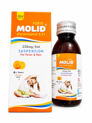 Molid 250mg/5ml (paracetamol b.p)